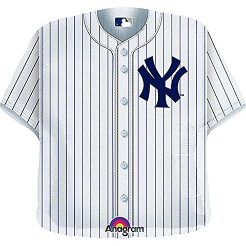 Yankees Jersey Authentic Licensed Super Shape Foil / Mylar Balloon 24"