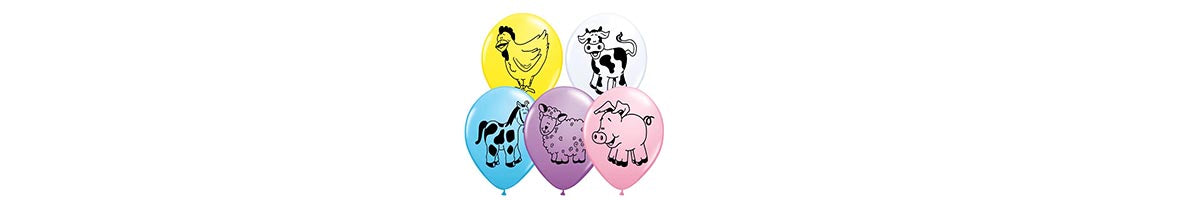 Farm Latex Balloons