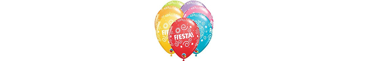 Fiesta Latex Balloons
