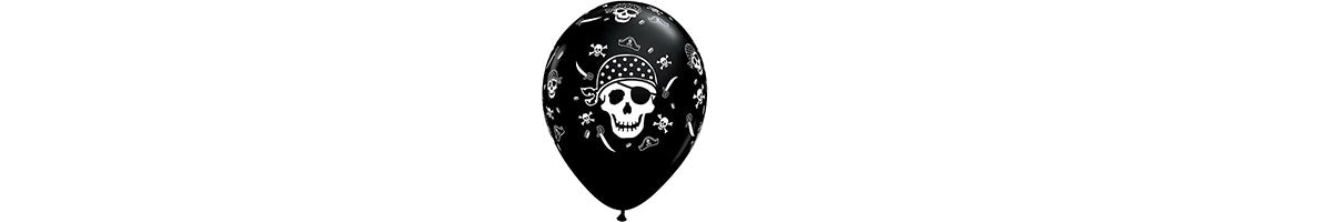 Pirate and Skulls Latex Balloons