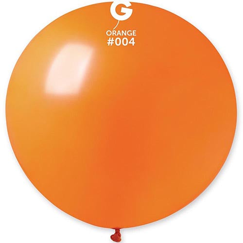 1 Giant Gemar Orange Balloon 31"