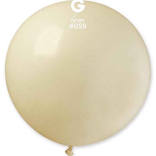 Ivory latex balloon