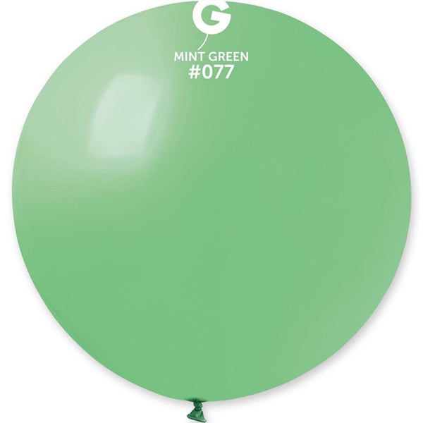 Mint green latex