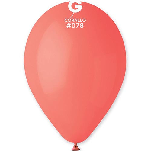 50 Gemar Coral Balloons 12"