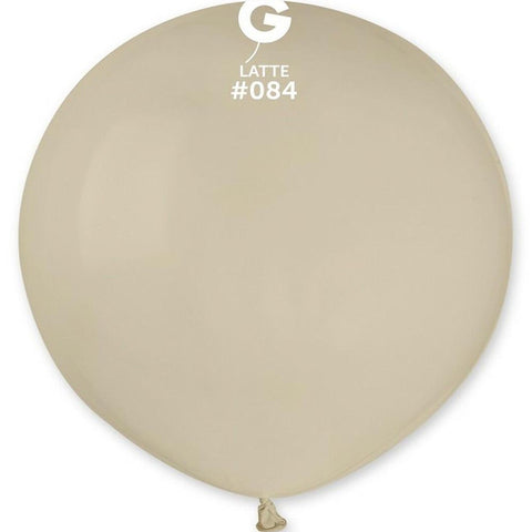 1 Giant Gemar Latte Balloon 31"
