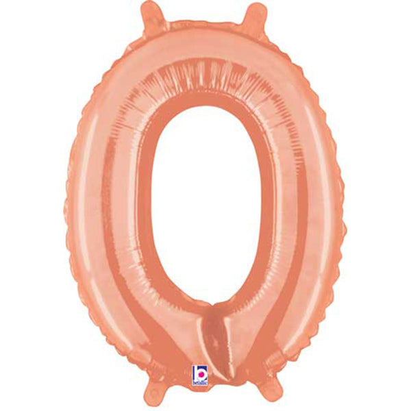 Rose Gold Number balloon 0  