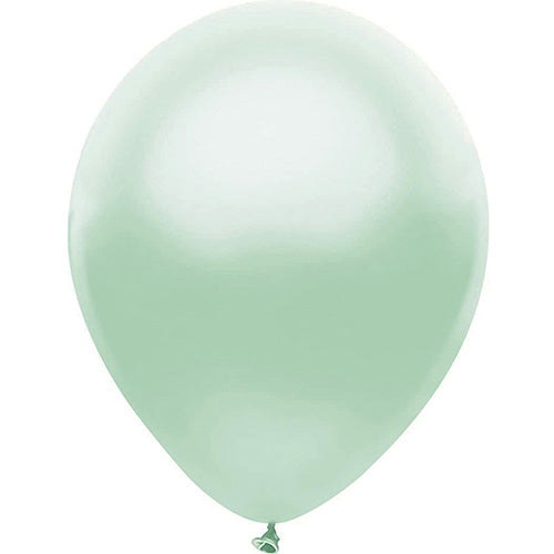 Partymate 10 Silk Seafoam Latex Balloons 12" Made In USA