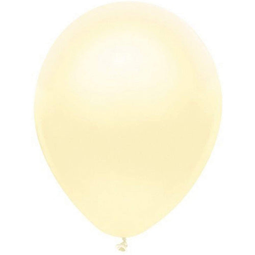 Partymate 10 Silk Yellow Latex Balloons 12" Made In USA