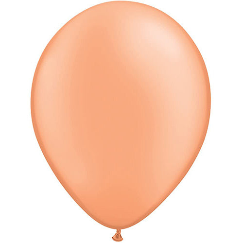 Partymate 10 Neon Orange Latex Balloons 12" Made In USA