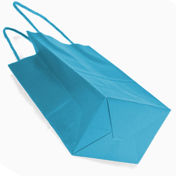 Turquoise paper gift bags