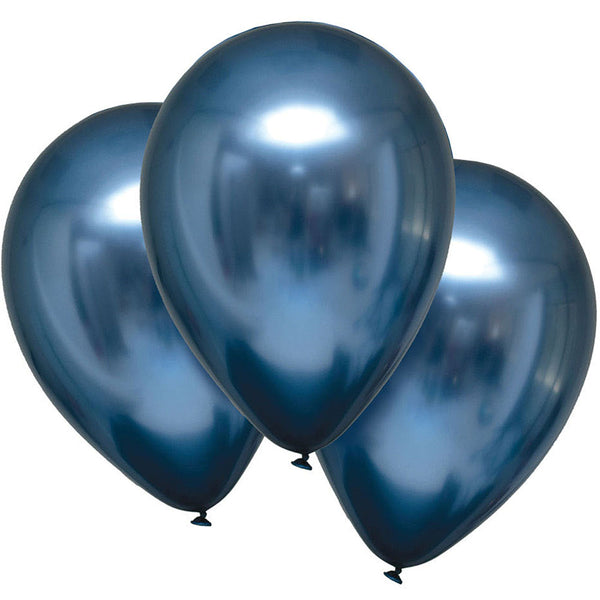 Satin Blue Luxe Balloons