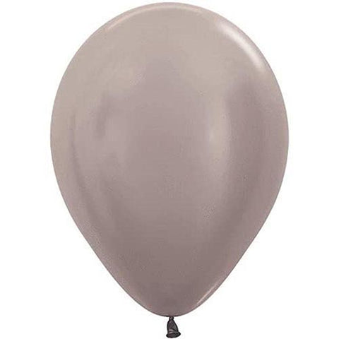 5" Pearl Greige Latex Balloons 100ct