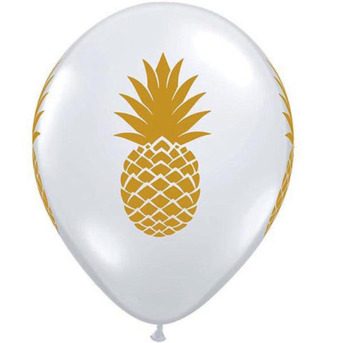 50 Pineapple Latex Balloons 11"
