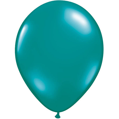 100 Qualatex Jewel Teal Colors Latex Balloons 11"