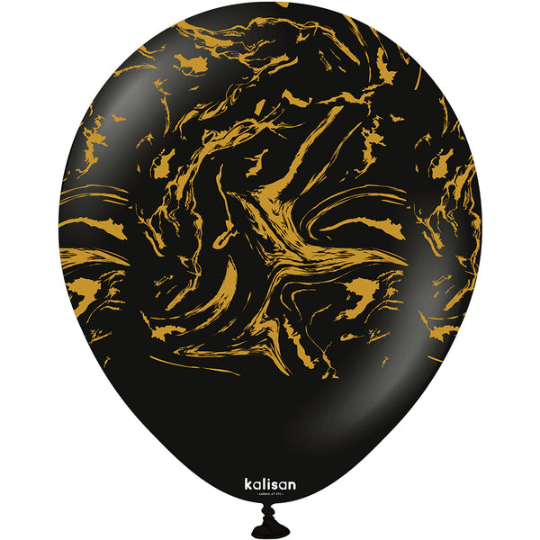 gold black nebula latex 12"