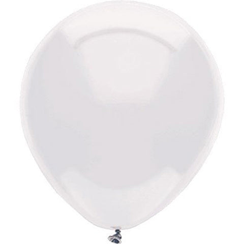 Partymate 15 Crystal Clear Latex Balloons 12" Made In USA