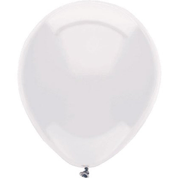 Partymate 15 Crystal Clear Latex Balloons 12" Made In USA