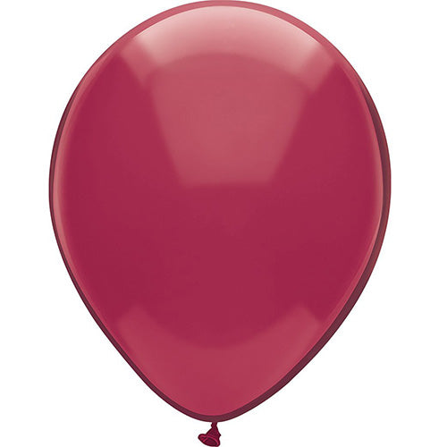 Partymate 15 Deep Burgundy Latex Balloons 12" Made In USA