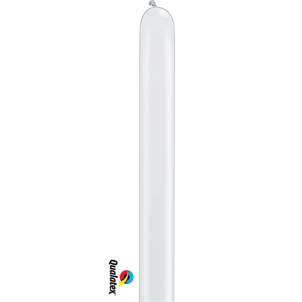160Q White Qualatex balloons 100 Twisting