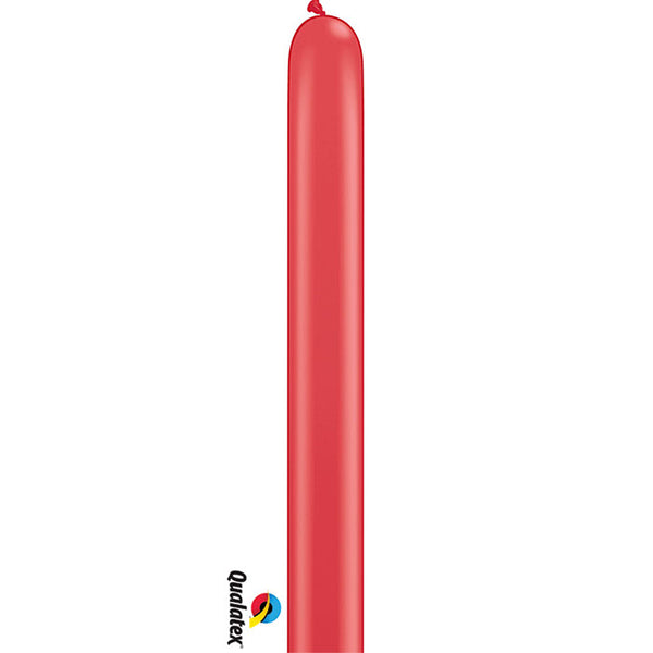 160Q Red Qualatex balloons 100 Twisting
