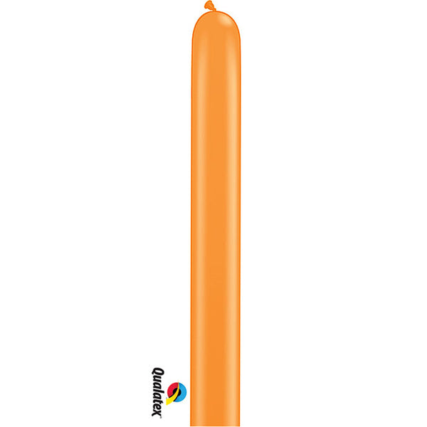 160Q Orange Qualatex balloons 100 Twisting