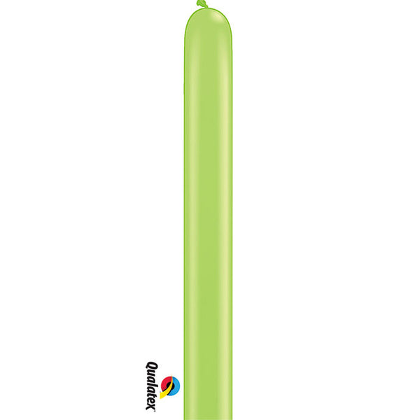 160Q Lime Green Qualatex balloons 100 Twisting