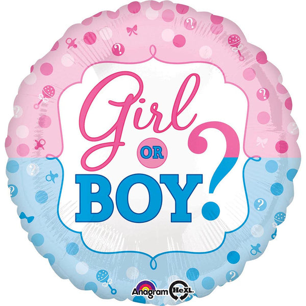 Gender reveal balloon