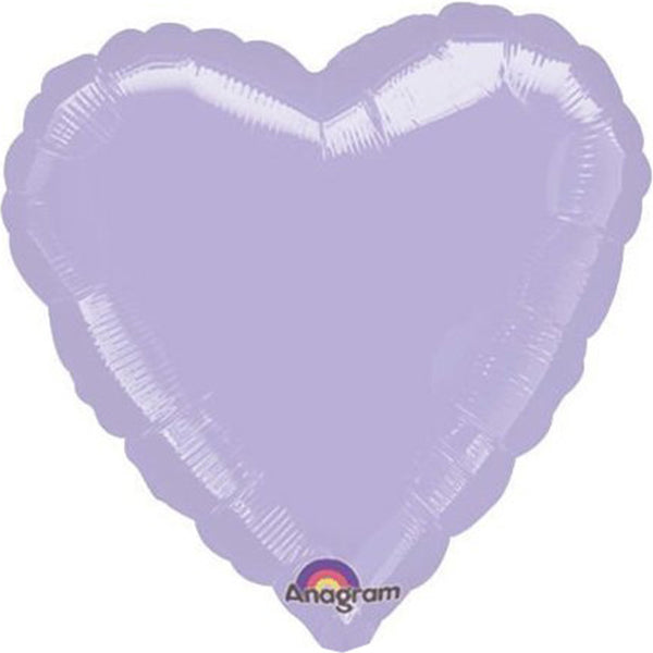 Lavender heart balloon