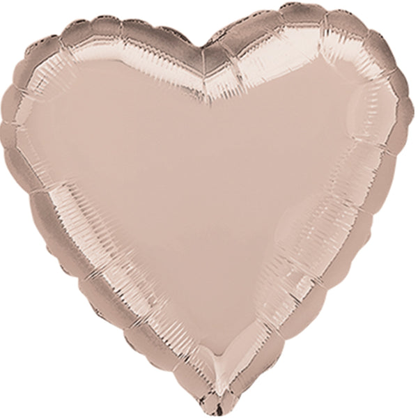 Rose gold heart balloon