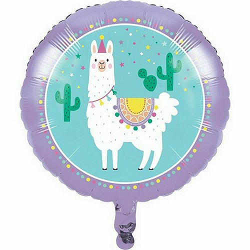 3 LLama Foil Balloons 18"