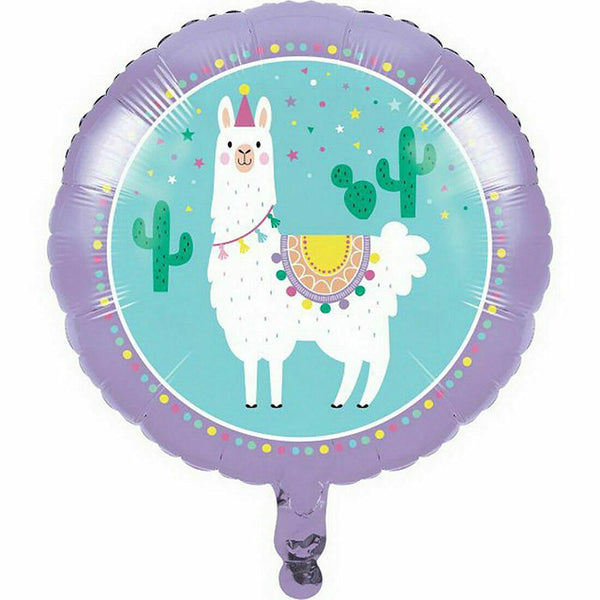 3 LLama Foil Balloons 18"