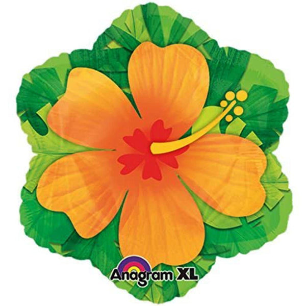 Orange Hibiscus Flower balloon