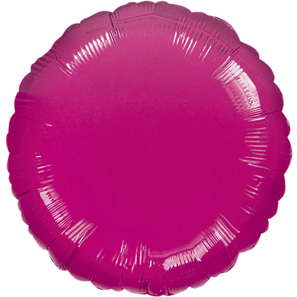 Round fuchsia balloon