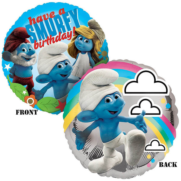 smurfs balloon