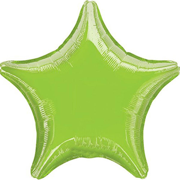 Lime Green Star balloon