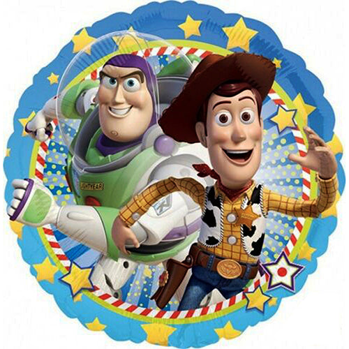 3 Toys Story Woody and Buzz Foil Balloons 18"