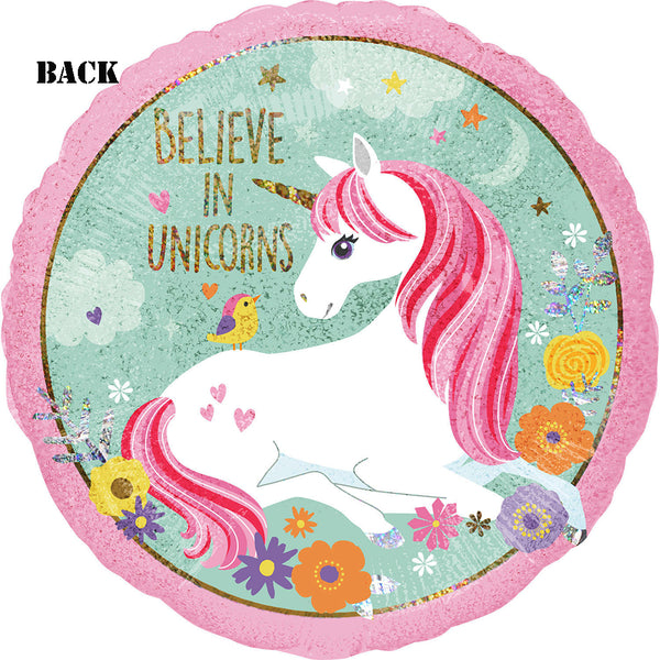 Unicorn foil balloon