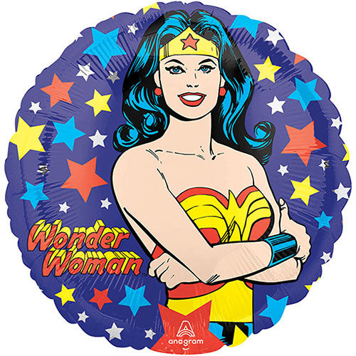 3 Wonder Woman Authentic licensed Theme Foil / Mylar Balloons 18"