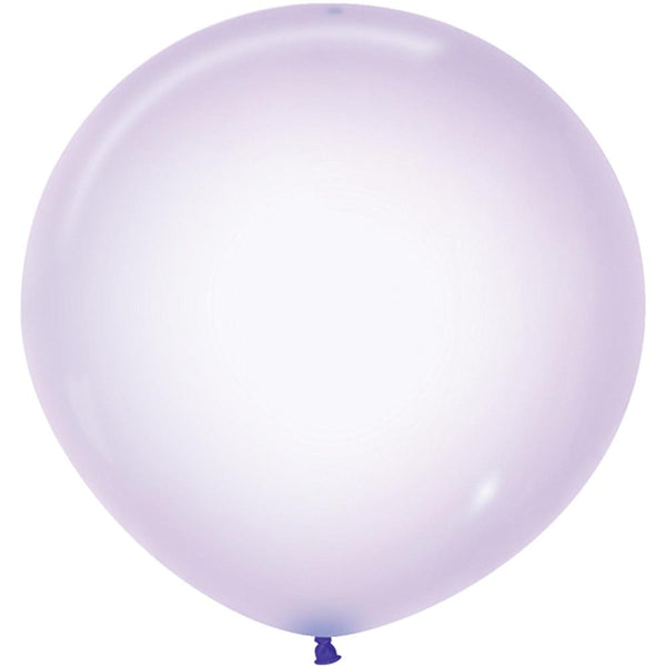 Crystal Pastel Lilac Balloons