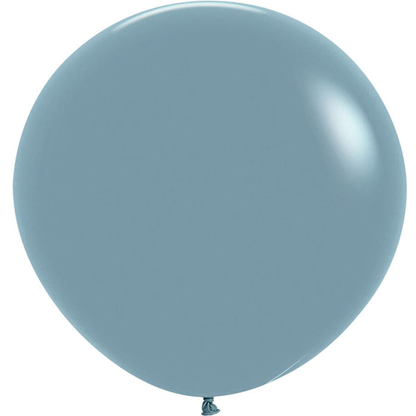 Pastel Dusk Blue Balloons 24"