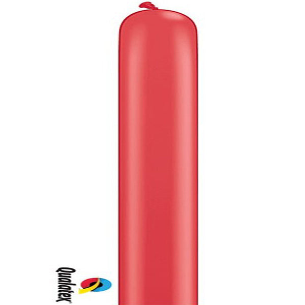 260Q Red Qualatex balloons 100 Twisting