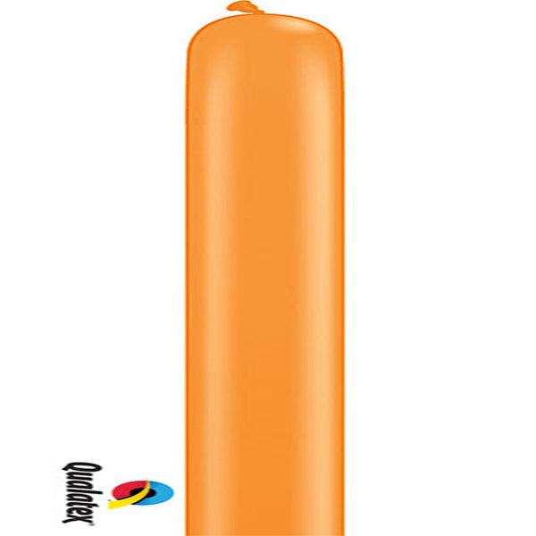 260Q Orange Qualatex balloons 100 Twisting