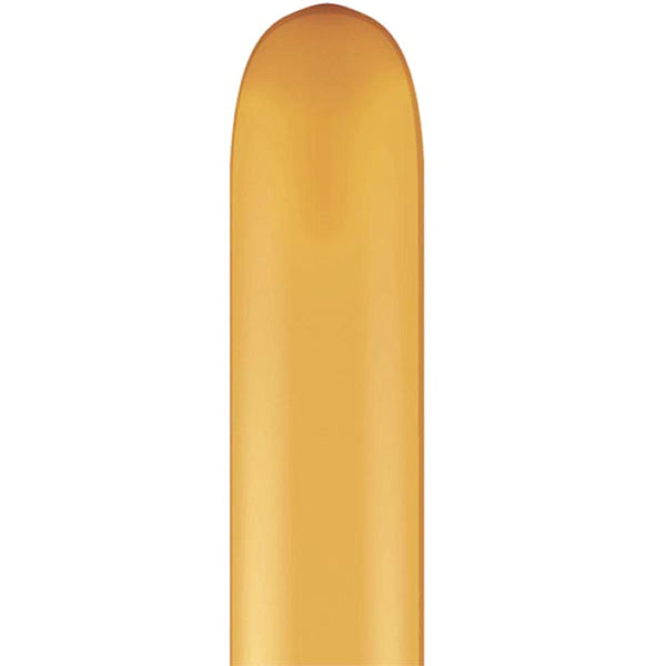 260Q Gold Qualatex balloons 100 Twisting