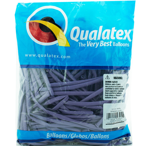 260Q Spring Lilac Qualatex balloons 100 Twisting
