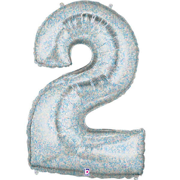 Megaloons silver foil balloon