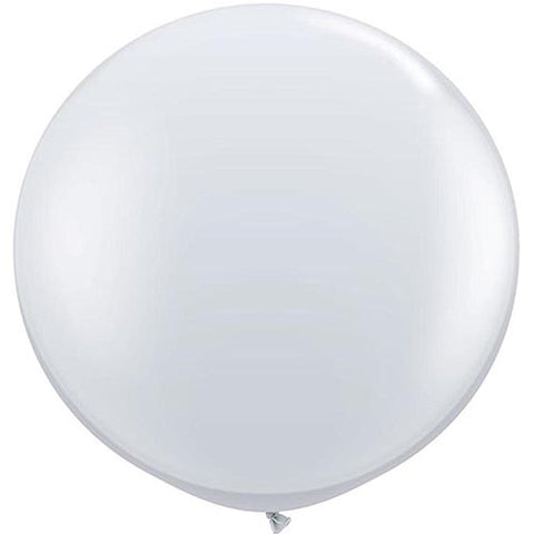 2 Giant Betallatex Crystal Clear Round Latex Balloons 36"