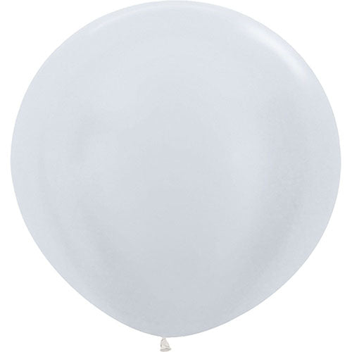 Pearl White Latex Balloons