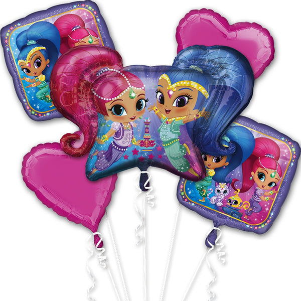 shimmer and shine balloon bouquet