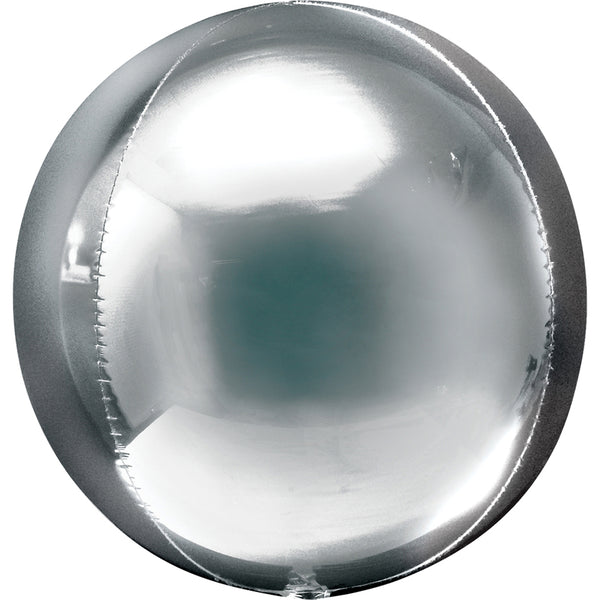 Silver Orbz balloon