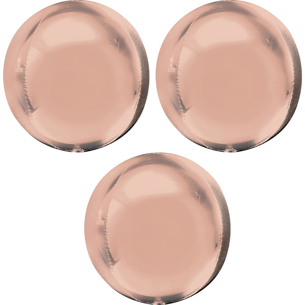 Rose gold balloon